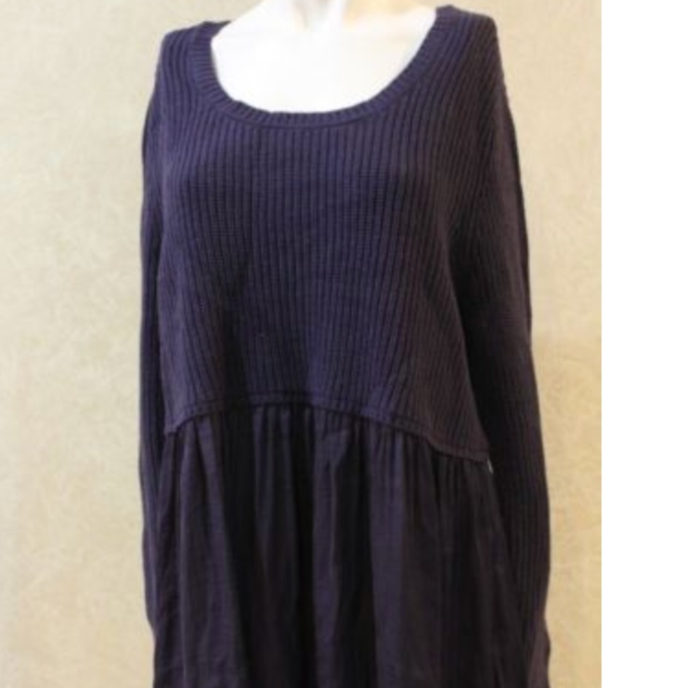Style&Co Petite Mixed-Media Sweater PXS